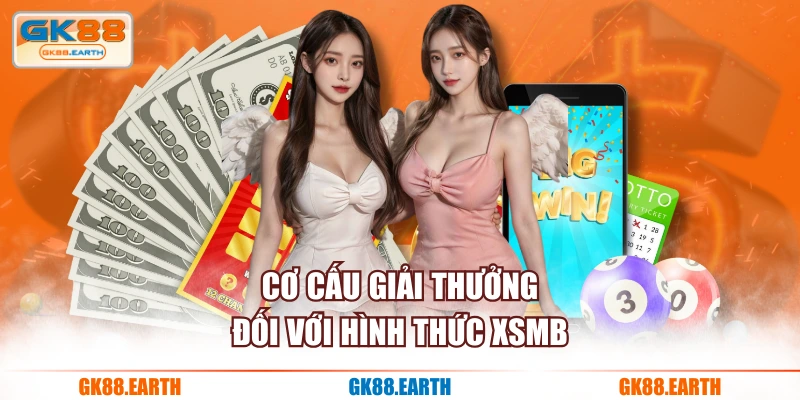 Cơ cấu giải thưởng đối với hình thức XSMB