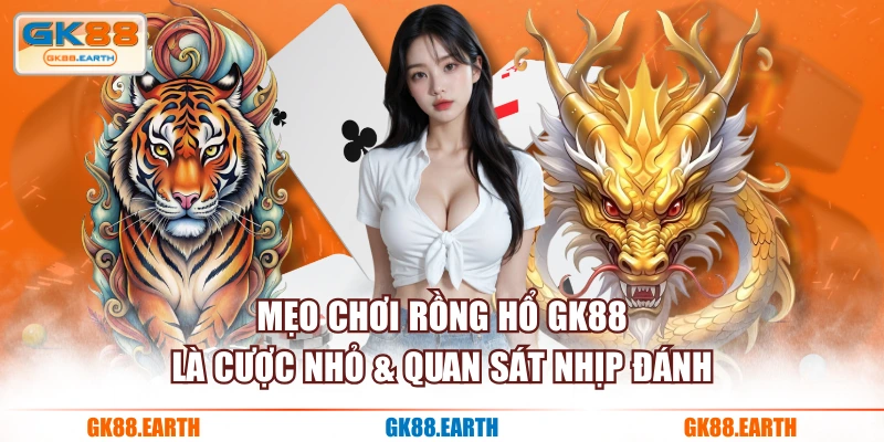 Mẹo chơi Rồng Hổ GK88 là cược nhỏ & quan sát nhịp đánh