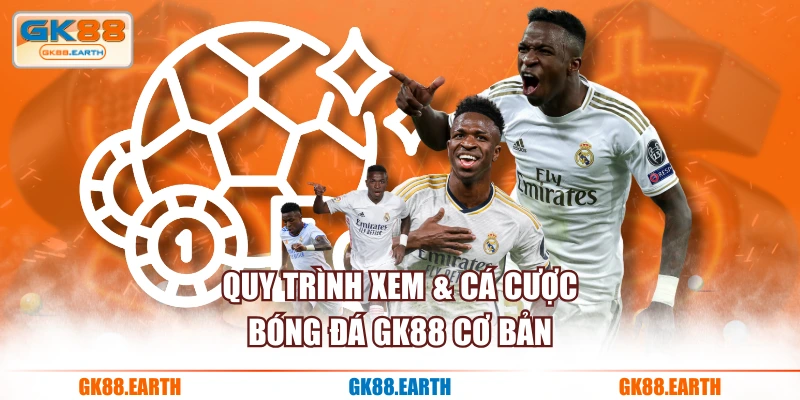 Quy trình xem & cá cược bóng đá GK88 cơ bản