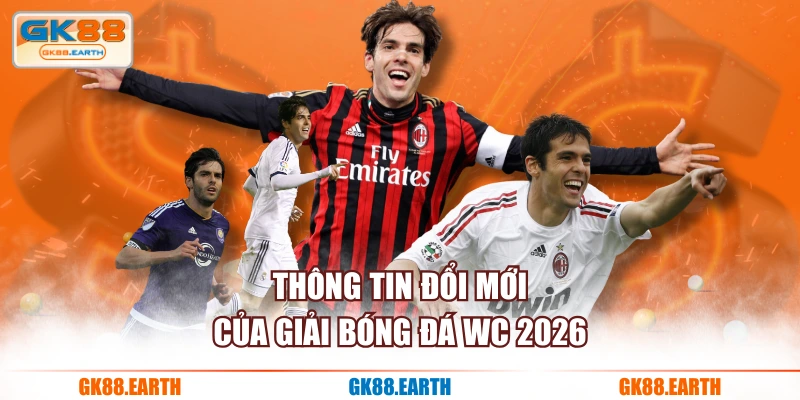 Thông tin đổi mới của giải bóng đá WC 2026